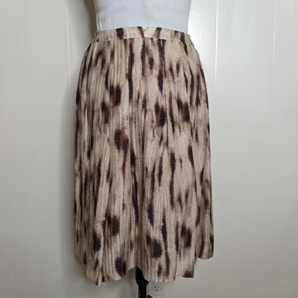 Peggy Jennings Silk Pleated Crinkle Skirt. Size S. - Picture 6 of 12